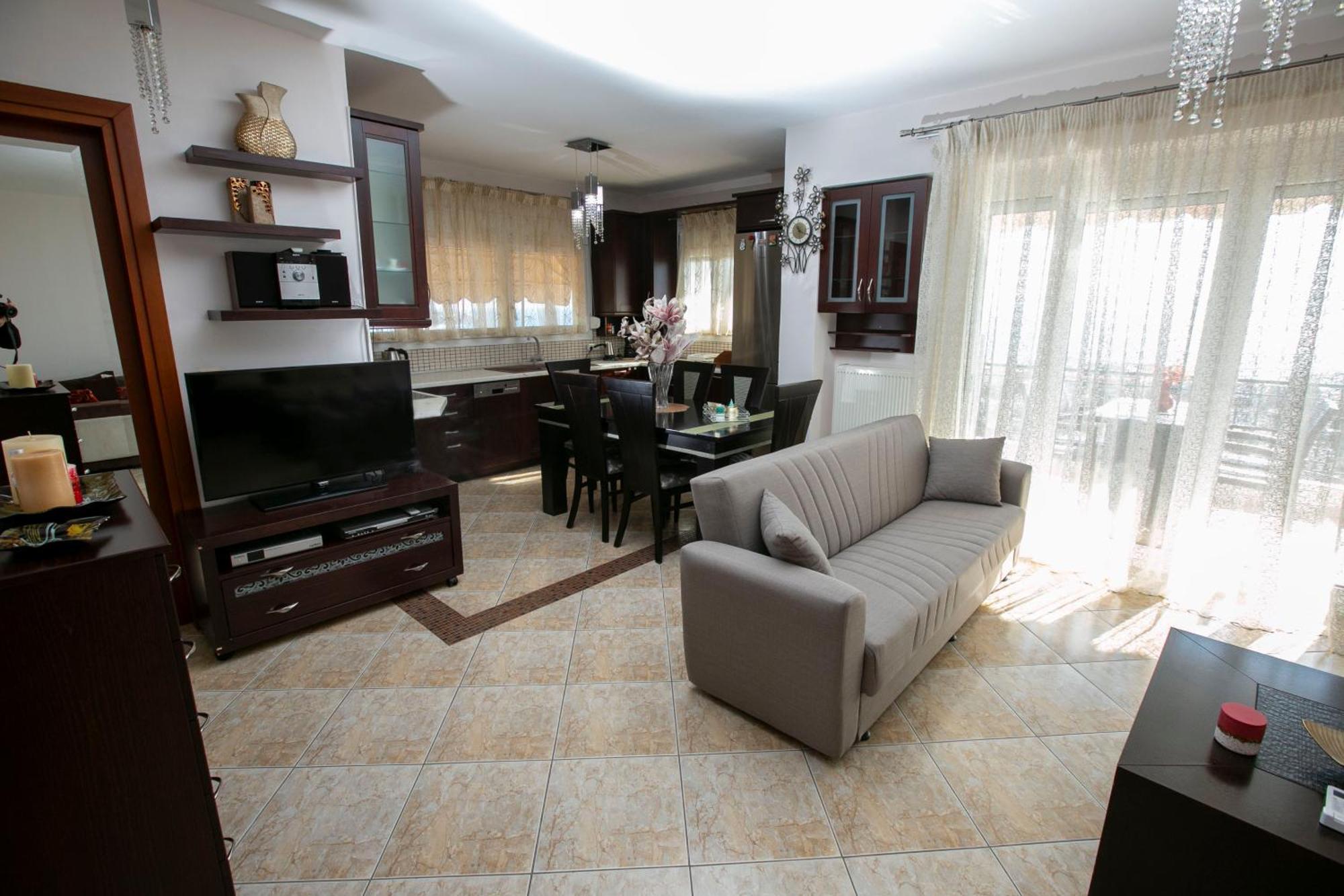 Blue Sky Appartment Kavala Bagian luar foto